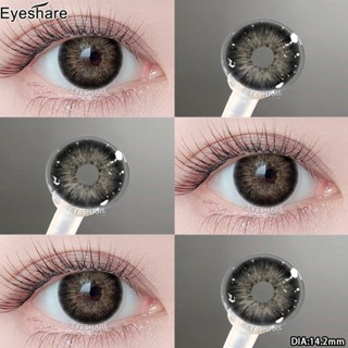 Lens Cận Thị 0.0~-6.00 Độ 1 cặp Kính áp tròng cận Pattaya lens xám lens Độ Cận kèm khay