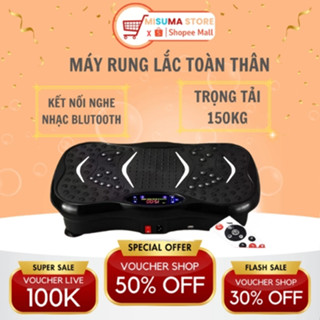 Máy Rung Lắc Toàn Thân MISUMA Giảm Béo Hiệu Quả - Thiết Bị Giảm Cân, Máy Tập Giảm Mỡ Bụng - Kết Nối Nghe Nhạc Bluto