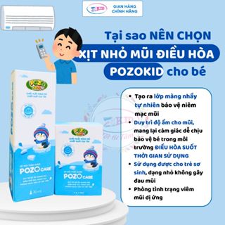 Xịt mũi cho bé, dự phòng viêm mũi, giảm khô mũi khi bé nằm điều hoà từ sơ sinh