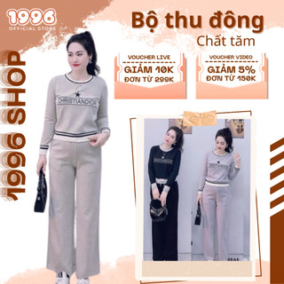  Bộ thu đông nữ Set quần áo thun chất tăm Hàn cao cấp phong cách trẻ trung năng động M115 