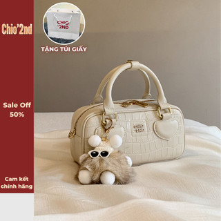   Sẵn Hỏa Tốc  Túi Chio'2nd Vải Cao Cấp Mẫu Mới,Túi Xách Nữ Chio 2nd Đeo Vai Nữ Kèm Charm Hot 2025 C47 