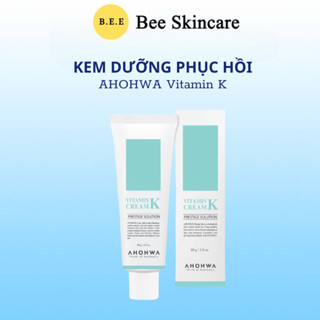  Kem Dưỡng Phục Hồi AHOHWA Vitamin K Cream Làm Dịu Da Mờ Sẹo Dành Cho Da Nhạy Cảm Giãn Mao Mạch Bee Skincare 