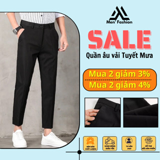 Quần Âu Nam - Quần Tây Nam MEN'SHOP chất vải [ TUYẾT MƯA ] dáng ôm không nhăn phong cách hàn Quốc