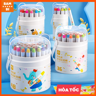  Hộp Màu Sáp Lụa Màu Dầu An Toàn Không Dính Bẩn Tay  Silky Crayon  Cho Bé Thoả Sức Sáng Tạo 