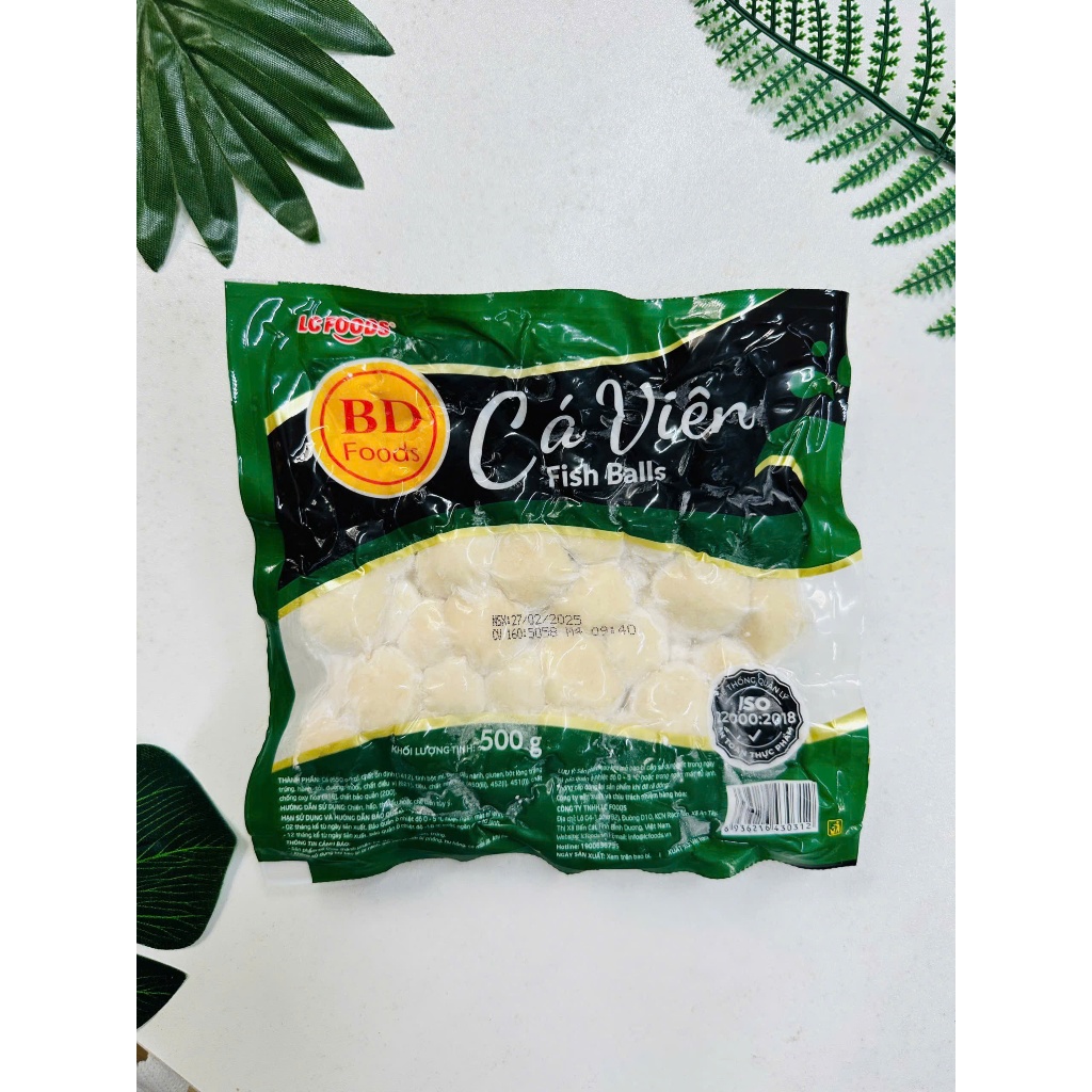 Cá viên 500g, cá viên, viên chiên lacusina, cá viên thả lảu siêu ngon
