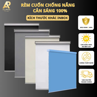   HỎA TỐC HCM  Rèm Cuốn che nắng nhiều màu Rèm cửa sổ cửa chính Kéo Che Nắng sáng 100%,chống uv bền bỉ không phai màu 