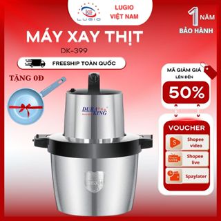  Máy xay thịt CÔNG NGHIỆP thương hiệu DURAKING model DK-399  6.0L  