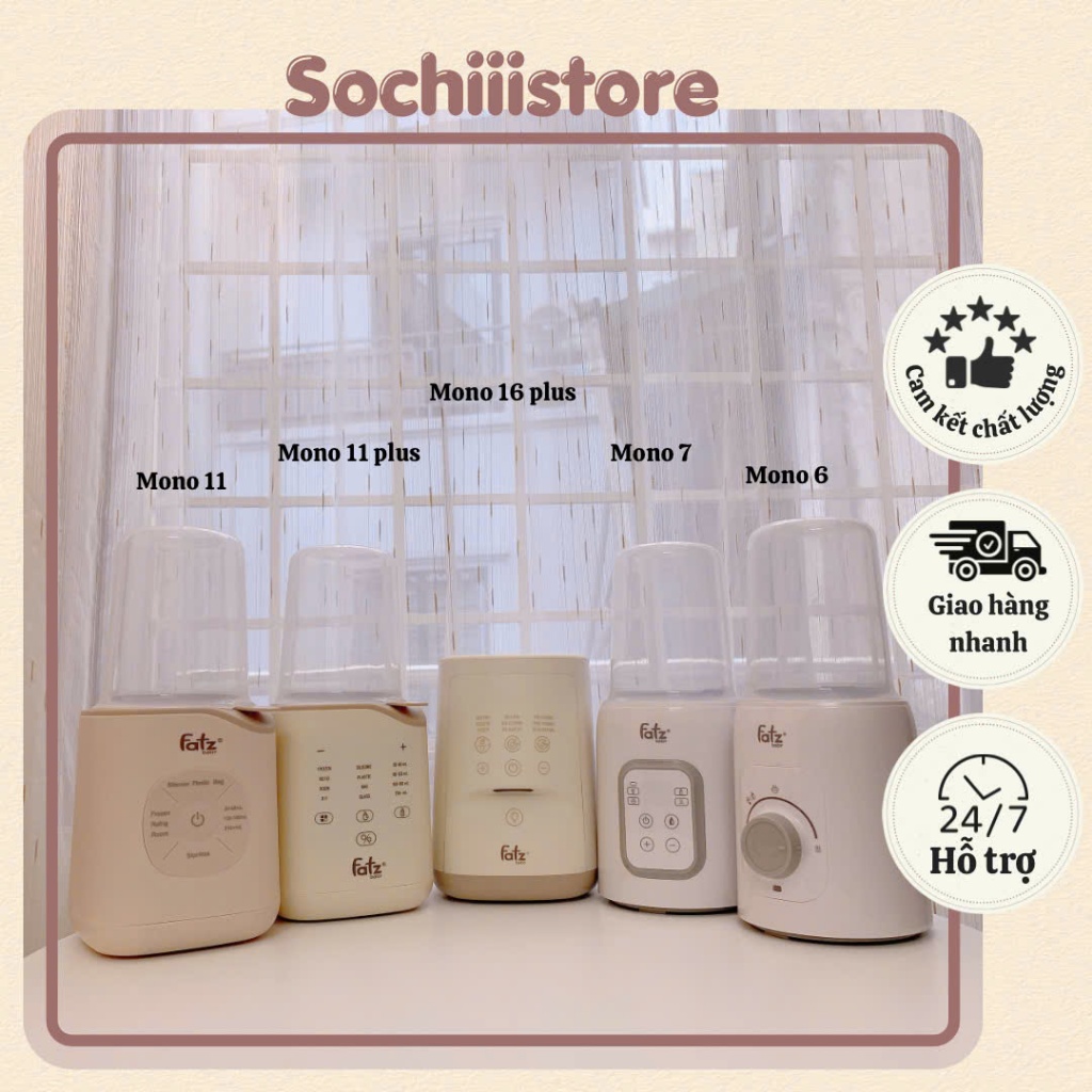Mây hâm sữa, tiệt trùng Fatzbaby Mono16 plus/ monoo 11 plus/ mono 11/ mono 7/mono 6