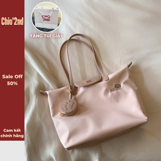 (Sẵn) Túi Xách Nữ Chio2nd Vải Cao Cấp Mẫu Mới Đựng Vừa LapTop 14inch, Túi Tote Nữ Vai Nữ Kèm Charm Hot 2025 C32