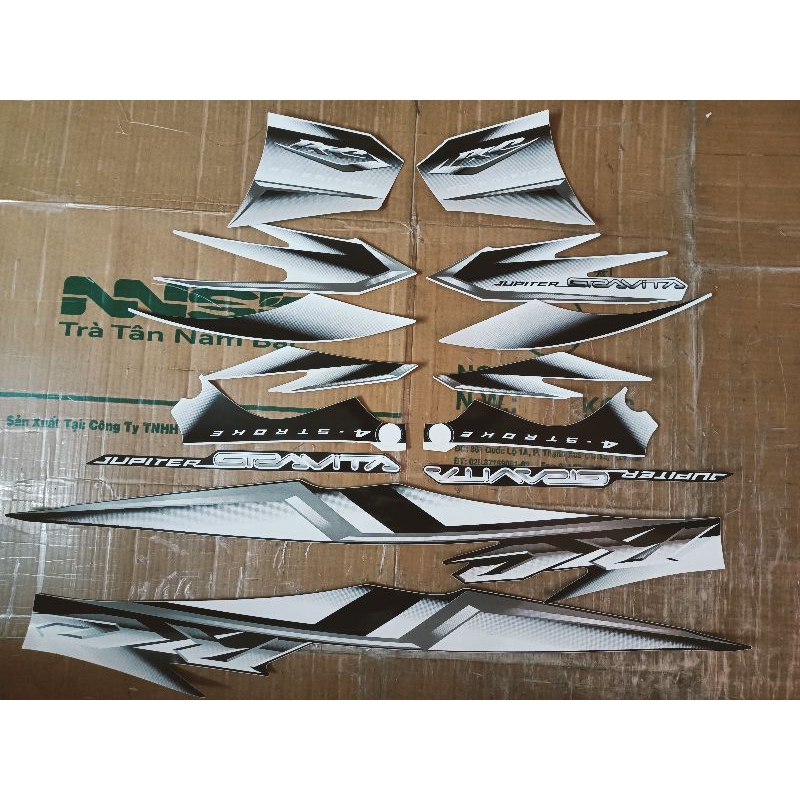 Bộ tem Jupiter Gravita màu trắng  tem 3 lớp new