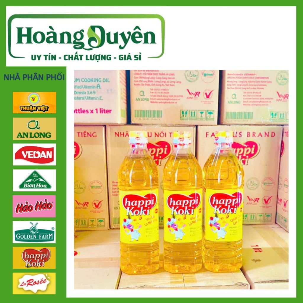 Dầu ăn Happi Koki 1Lit cao cấp