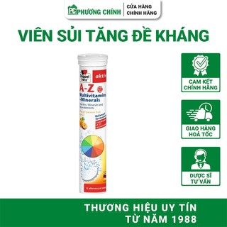  Vitamin Tổng Hợp Doppelherz A-Z Fizz Multivitamins Mineral Dạng Sủi Giúp Tăng Đề Kháng 13 Viên Hộp 