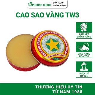  Cao Sao Vàng Cao Xoa Nhức Đầu Đau Bụng Say Tàu Xe Sổ Mũi Côn Trùng Đốt Dầu Cù Là 3g Hộp 