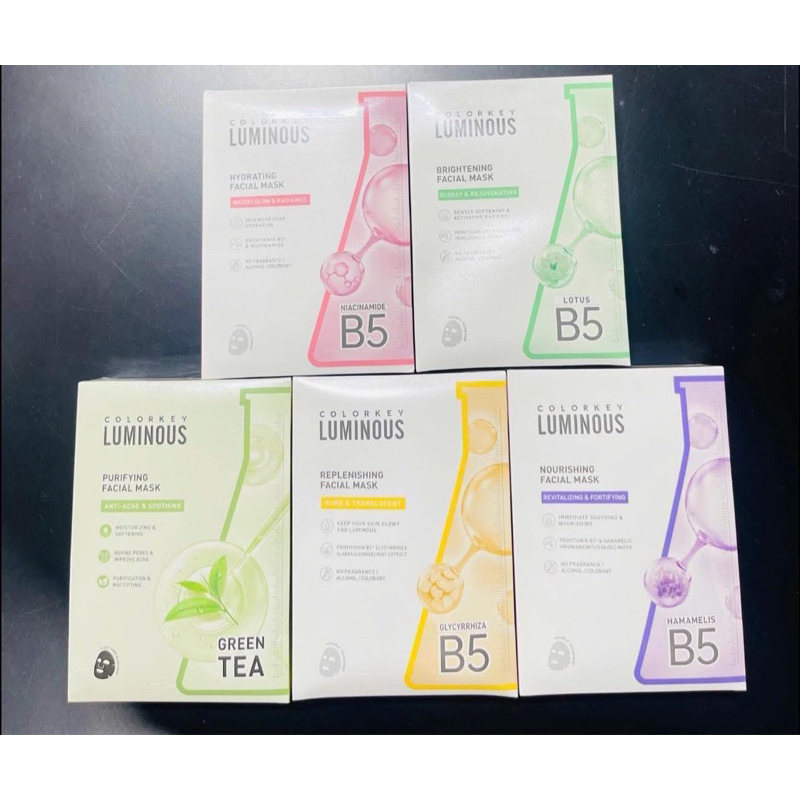 Mặt nạ COLORKEY LUMINOUS Vitaminb5