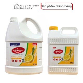 Nước Rửa Tay Lifebuoy Mẫu Mới Chuyên Khử Mùi Hải Sản Can 2kg - 4Kg .