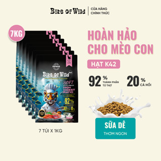 Hạt Cho Mèo Bite Of Wild K42 Combo 7 Gói 1KG Viên Mềm Dễ Tiêu Hoá Không Chứa Ngũ Cốc Hợp Với Mèo Con