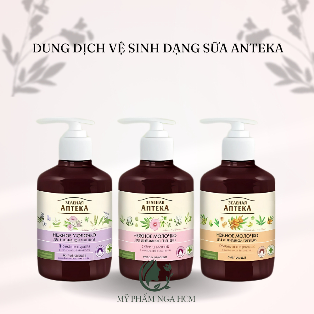 Dung dịch vệ sinh phụ nữ dạng sữa Apteka