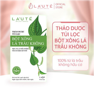 Bột xông lá trầu không Laute Việt Nam 10 gói túi lọc
