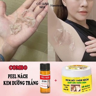  BỘ ĐÔI PEEL LỘT NÁCH + KEM DƯỠNG HẾT THÂM 