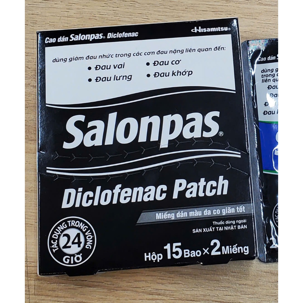 MIẾNG DÁN ĐAU NHỨC SALONPAS DICLOFNAC PATCH