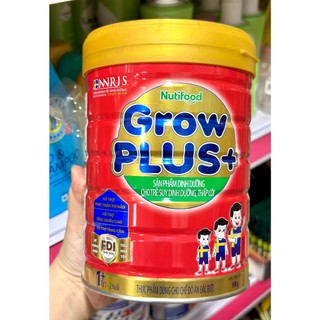 Sữa Nutifood Grow Plus Đỏ 900G cho bé suy dinh dưỡng, thấp còi