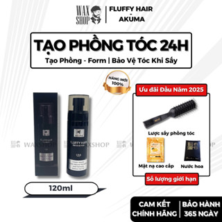 Chai xịt bồng bềnh làm phồng tóc Akuma Fluffy Hair 120ml chính hãng, hỗ trợ tạo kiểu, giữ nếp tóc