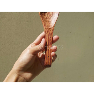 Vá múc cơm gỗ dừa, muỗng xới cơm, vá múc canh