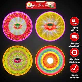 Hào Quang Cơ Viền Led Neon Cao Cấp CHÂN THIỆN MỸ, Trang Trí Bàn Thờ Phật, Treo Phòng Thờ CHQCN-03