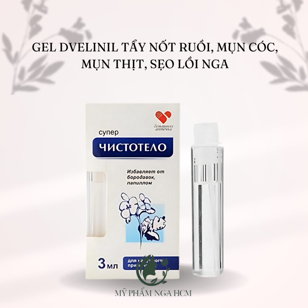Gel tẩy nốt ruồi mụn cóc mụn thịt mụn cơm Nga