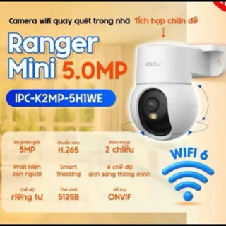  Camera Trong Nhà IMOU Ranger K2MP 3MP 5MP Tích Hợp Chân Đế Gắn Tường Nhìn Ban Đêm Bảo Hành 2 Năm 