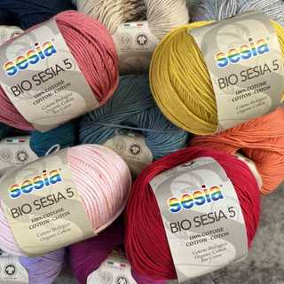 Cuộn len sợi cotton organic Bio Sesia 5