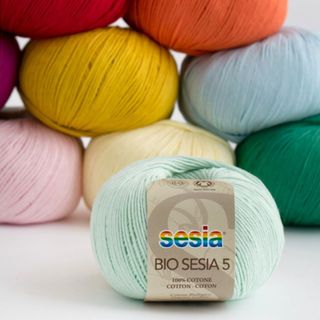 Cuộn len sợi cotton organic Bio Sesia 5
