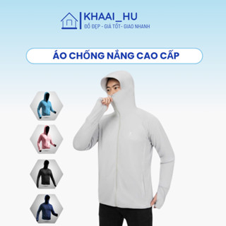 Áo Chống Nắng 2 Lớp Chống Tia UV Nam Nữ Khoá Kéo Cổ Cao Thoáng Khí Co Giãn 4 Chiều ( didooglt )