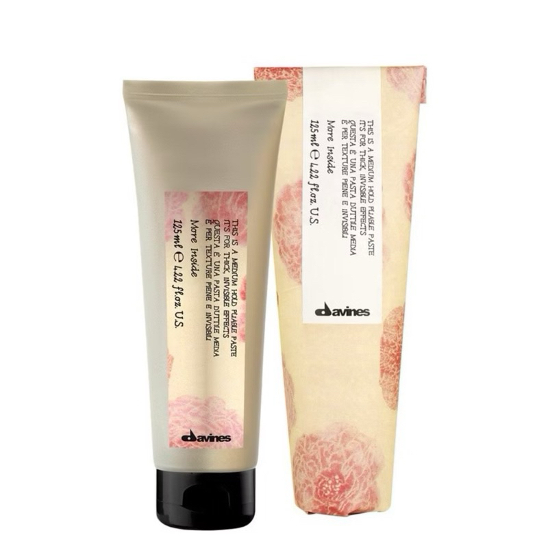 (CHÍNH HÃNG) Gel tạo kiểu giữ nếp trung bình Davines Medium Hold Pliable Paste 125ML