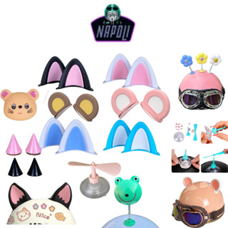 Phụ kiện gắn mũ bảo hiểm, Vương miện, tai mèo, tai chuột gắn mũ bảo hiểm Napoli