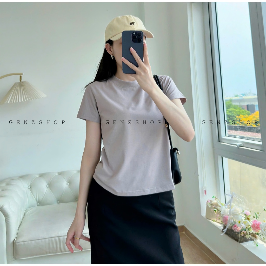 ÁO THUN BABY TEE TRƠN FULL BẢNG MÀU BST2026 DỄ PHỐI ĐỒ