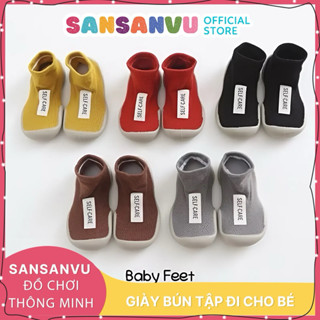 M1 GIÀY BÚN CỔ CAO SELF-CARE CHO BÉ TRAI BÉ GÁI TẬP ĐI