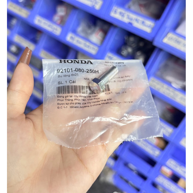 Bu lông 6x25 , ốc ghi đông tay lái wave dream