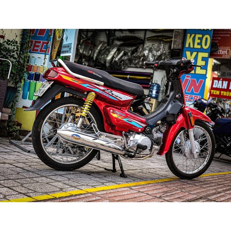 tem chế xe Dream lùn đỏ cendy- Tem in vi tính cao cấp