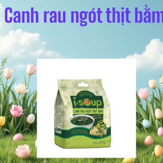 {SX tháng 18/11//2025} COMBO 10 Túi Canh Rau Ngót Thịt ăn liền 3 phút, khách chọn phân loại