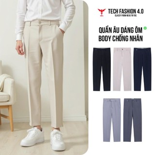 Quần âu nam chất vải tuyết mưa ,co giãn 4 chiều dáng ôm body chống nhăn TF4