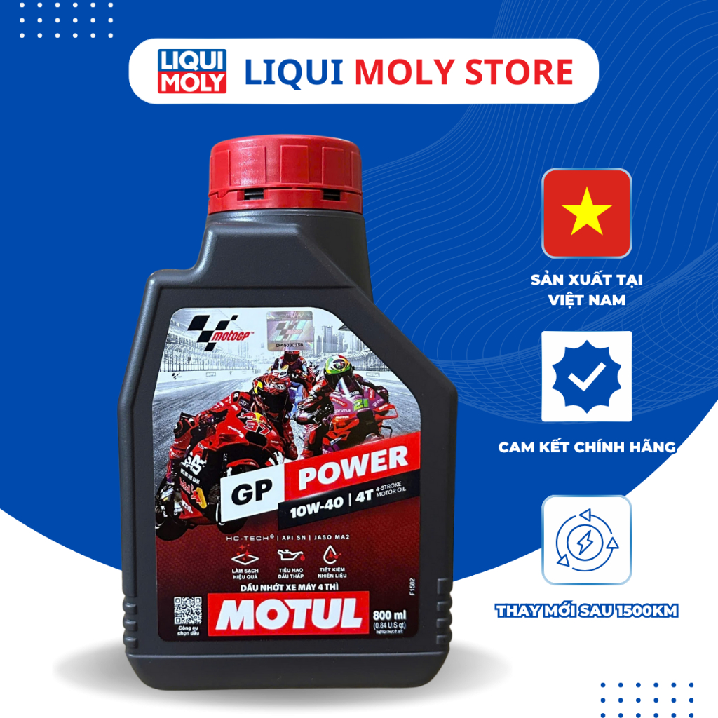 Dầu nhớt dành cho xe số Motul GP Power 10w40