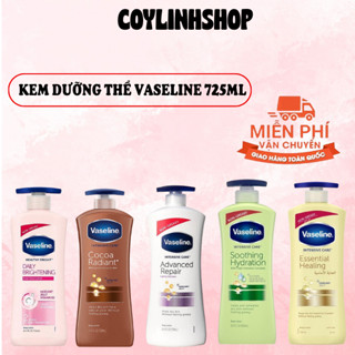 kem, sữa dưỡng thể VASELINE Daily Brightening vòi xanh cung cấp vitamin B3 trắng sáng cho da 725ml