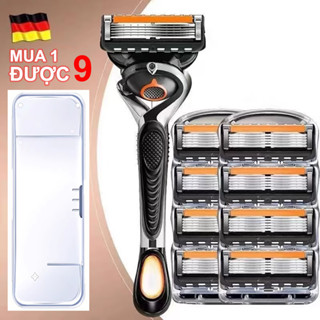 Dao/Lưỡi cạo râu 5 lớp, lưỡi dao cạo râu thay thế, cạo an toàn không gây đau rát, xoay 4 chiều, chăm sóc da