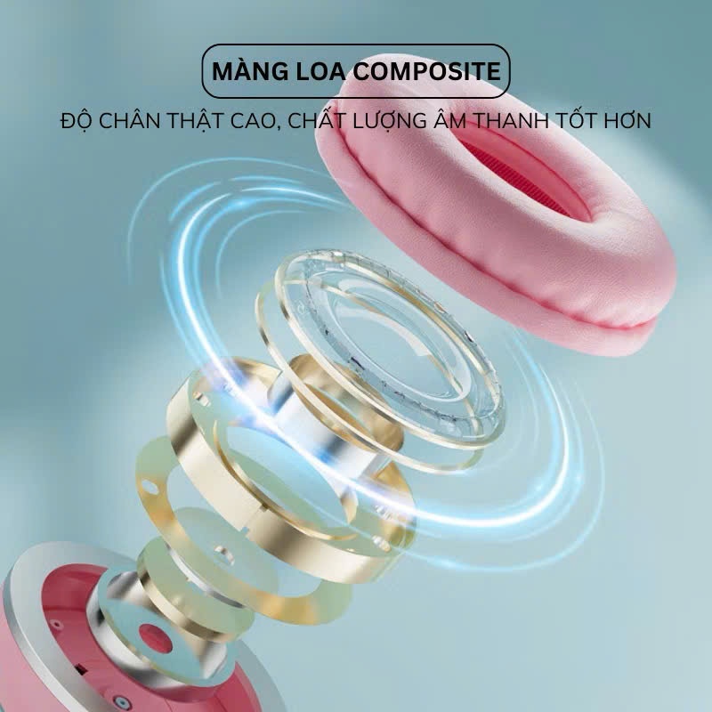 Tai nghe bluetooth Không Dây BAK Chống Ôn Tích Hợp Mic Đèn LED RGB Âm Bass Mạnh BAK23 | BigBuy360 - bigbuy360.vn