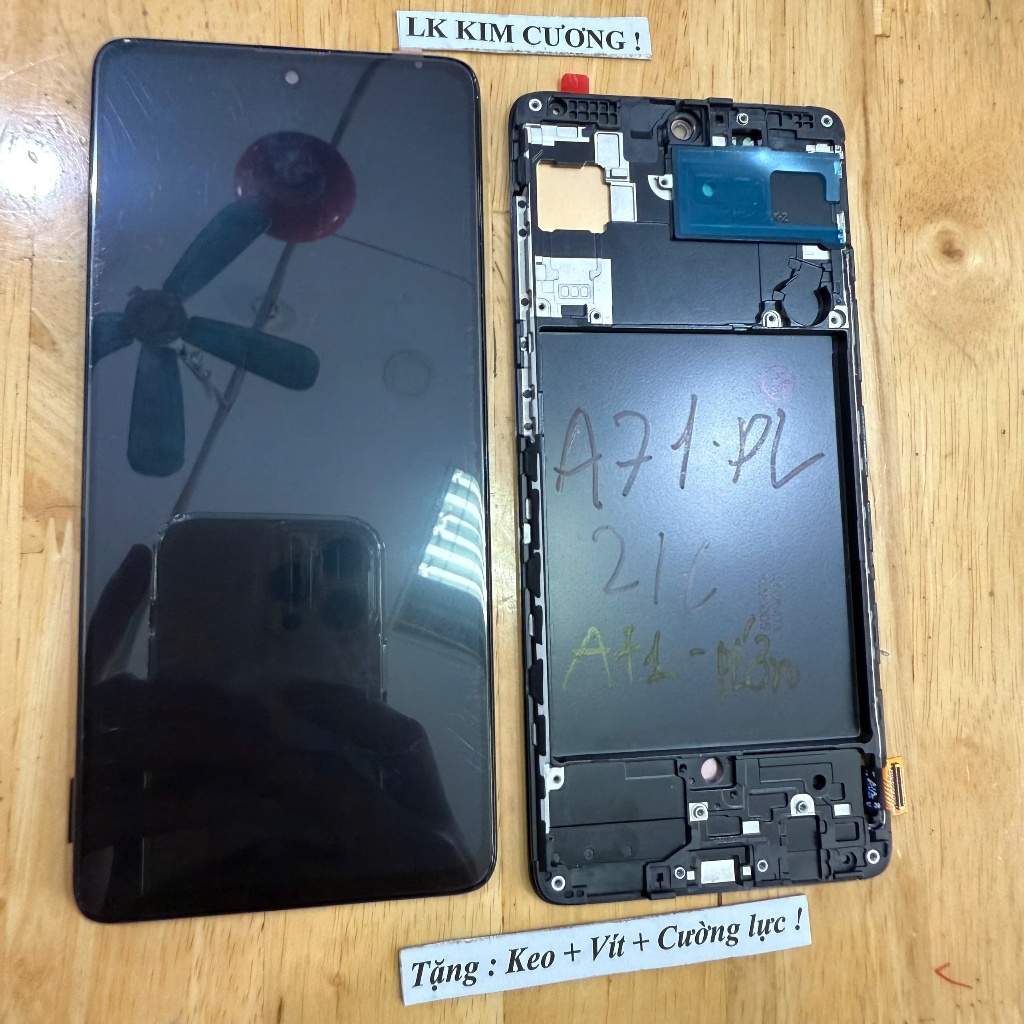 Màn hình samsung A71 - liền khung - PHÔI LỚN - OLED (2IC)