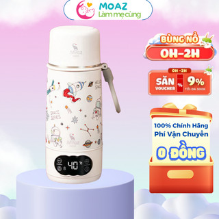   TẶNG TÚI VẢI  Bình đun nước pha sữa cầm tay Moaz BeBe MB058 Universe dung tích 500ml có đun sôi nhỏ gọn tiện lợi 