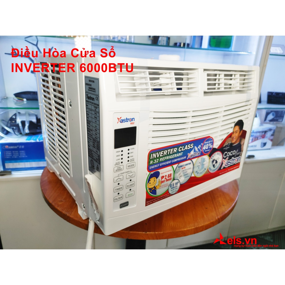 Điều Hòa Cửa Sổ INVERTER 6000, 9000BTU