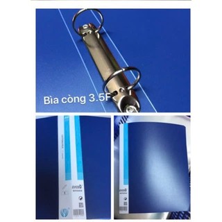 FILE CÒNG NHẪN EKE 3.5CM - CÒNG CHỮ D/ CHỮ O - BÌA CÒNG LƯU TRỮ GIẤY TỜ TÀI LIỆU A4 CHẤT LIỆU SI/ NHỰA