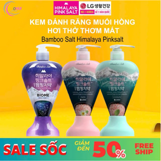  KEM ĐÁNH RĂNG MUỐI HỒNG HƠI THỞ THƠM MÁT Bamboo Salt Himalaya Pinksalt 